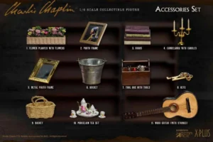 Charlie Chaplin Accessories Set scala 1/6