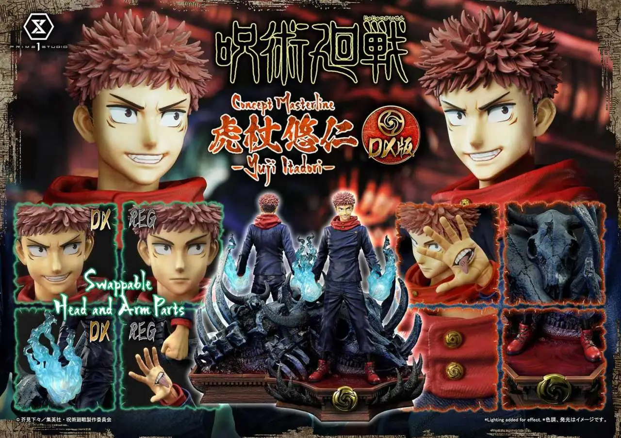Statua Jujutsu Kaisen Yuji Dlx Resin DS Modellismo Statua Jujutsu Kaisen Yuji Dlx PRIME 1