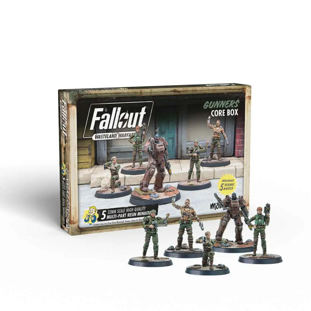FWW Gunners Core Box DS Modellismo Fww Gunners Core Box MODIPHIUS