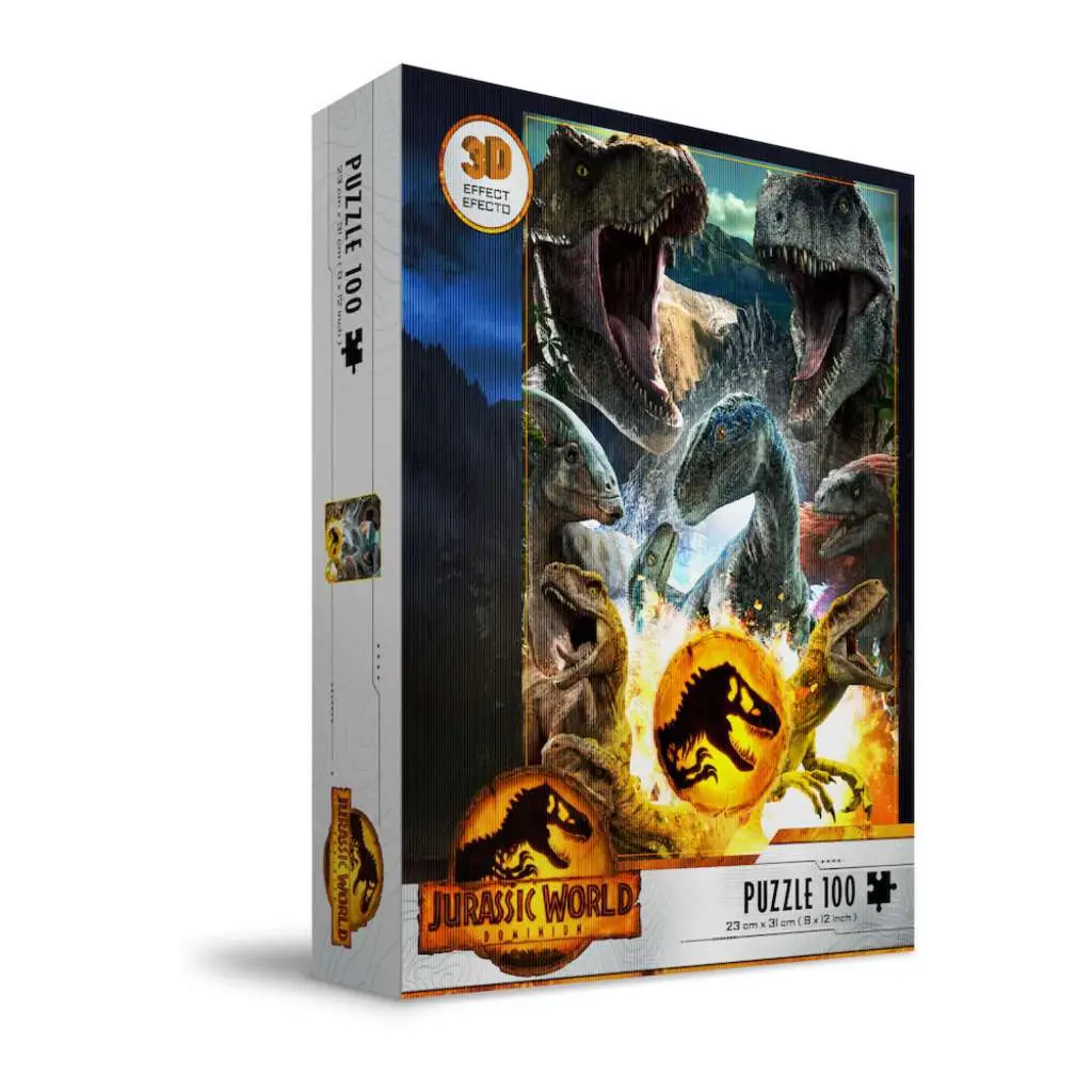 Jurassic World Carnivorous 3D Eff 100PCS Puzzle DS Modellismo Jurassic World Carnivorous 3D Eff 100PCS