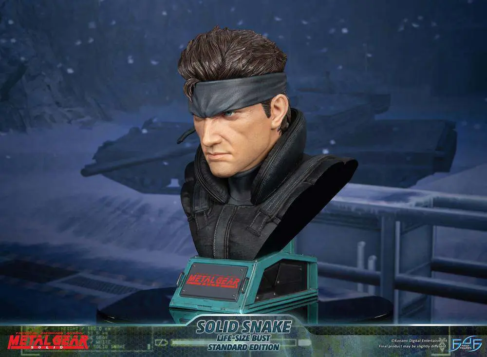 Mgs Solid Snake Life Size Bust DS Modellismo Mgs Solid Snake Life Bust FIRST4FIGURES