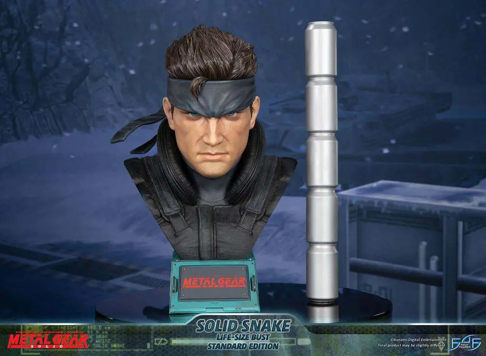 Mgs Solid Snake Life Size Bust DS Modellismo Mgs Solid Snake Life Bust FIRST4FIGURES