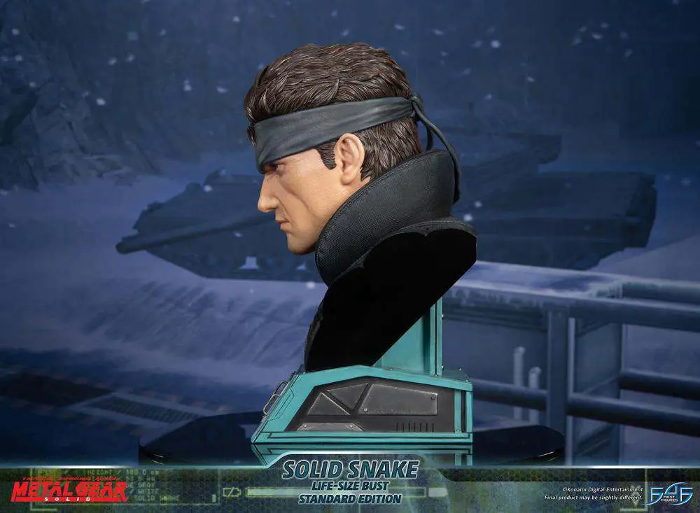 Mgs Solid Snake Life Size Bust DS Modellismo Mgs Solid Snake Life Bust FIRST4FIGURES