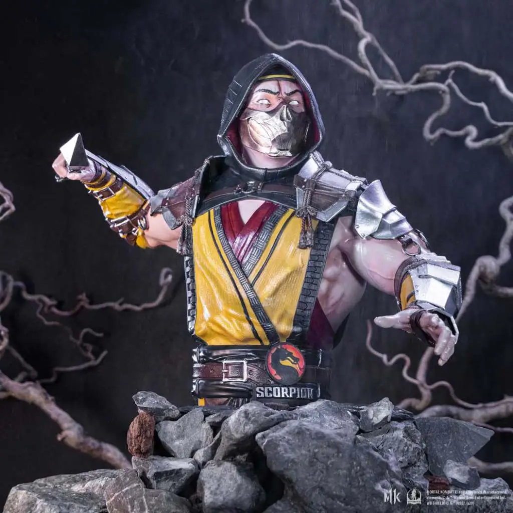 Mortal Kombat Scorpion Bust DS Modellismo Mortal Kombat Scorpion Bust NEMESIS NOW