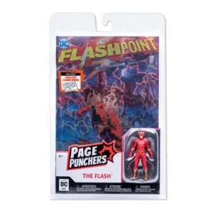 Dc Page Punch Flash 3IN Comic in metallo Cvr