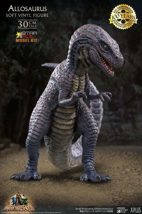 Ray Harryhausen Allosaurus Model Kit DS Modellismo Ray Harryhausen Allosaurus Model Kit