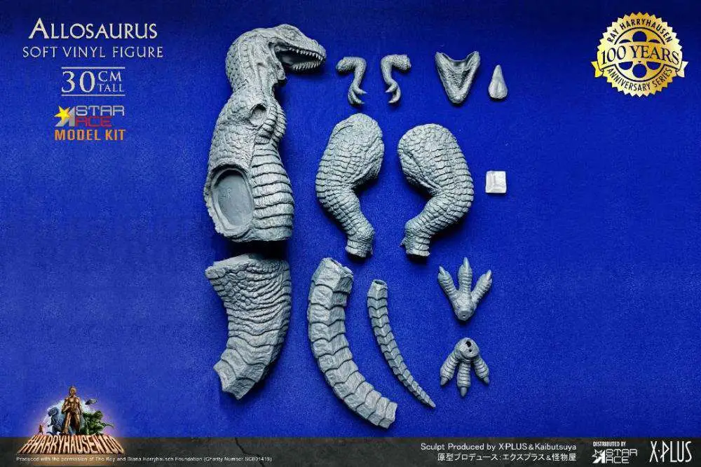 Ray Harryhausen Allosaurus Model Kit DS Modellismo Ray Harryhausen Allosaurus Model Kit