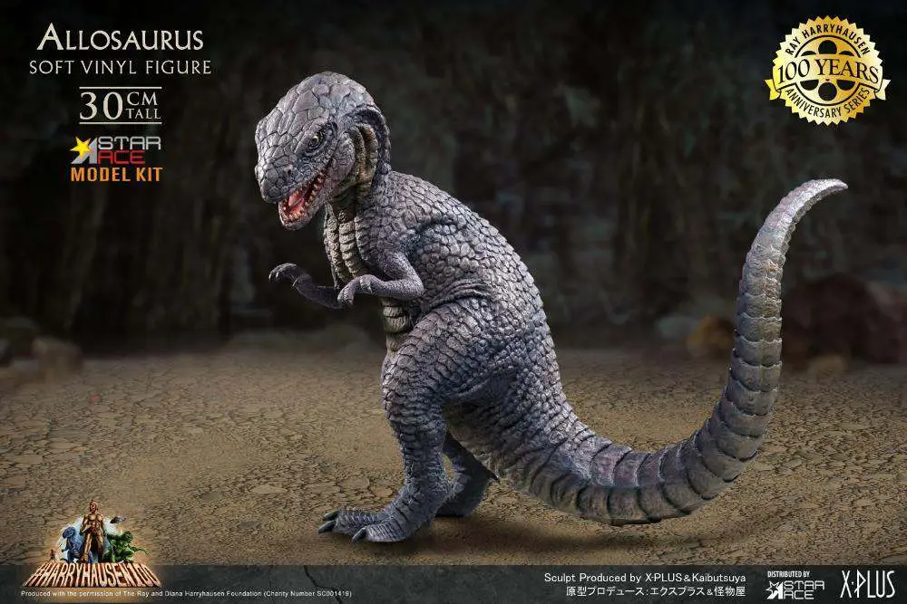Ray Harryhausen Allosaurus Model Kit DS Modellismo Ray Harryhausen Allosaurus Model Kit