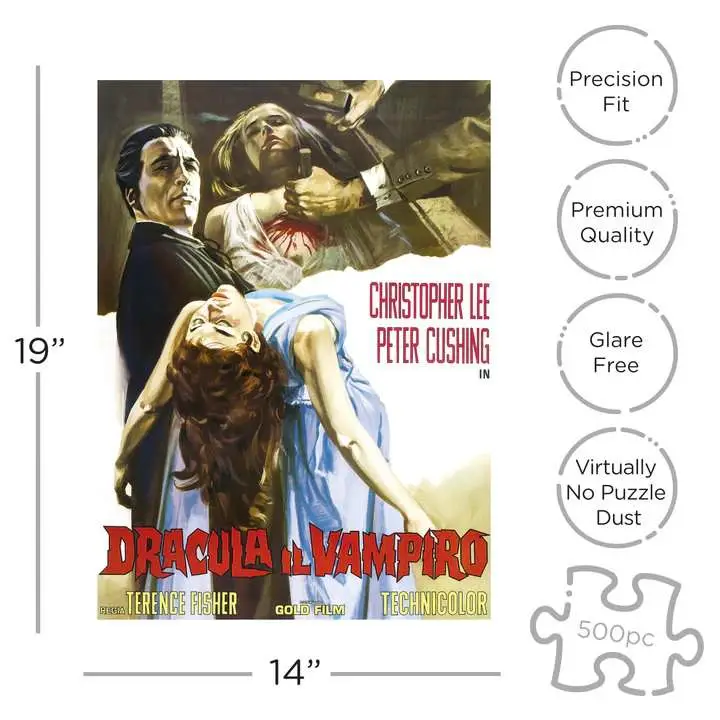 Hammer Dracula 500PCS Puzzle DS Modellismo Hammer Dracula 500PCS Puzzle AQUARIUS ENT