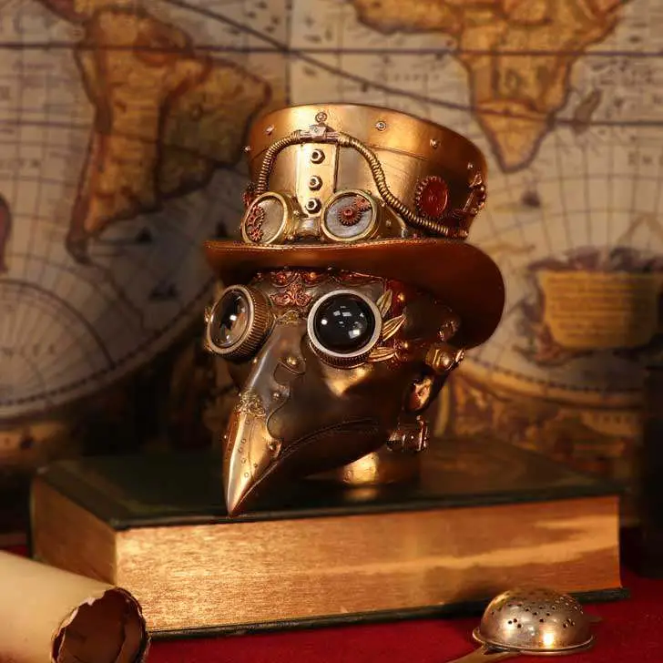 Steampunk Automaton Apothecary Doc Skull DS Modellismo Steampunk Automaton Apothecary Doc Skull