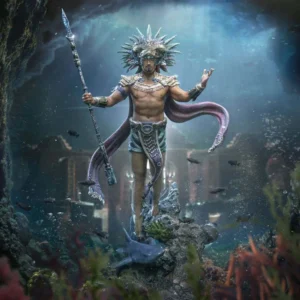 Statua Black Panter Wf King Namor scala 1/10
