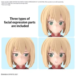 30MS Op Face Pt Facial Expr 5 Clr B