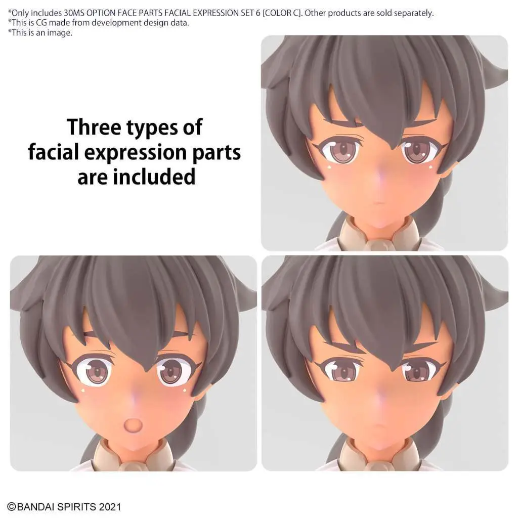 30MS OP Face PT Facial Expr Set 6 CLR C DS Modellismo 30MS Op Face Pt Facial Expr 6 Clr C