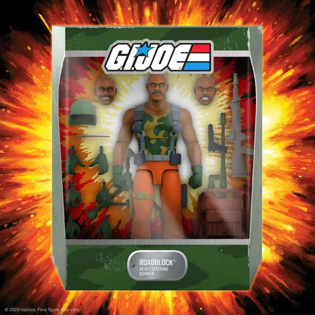 G.I.Joe Ultimate W5 Roadblock AF DS Modellismo G.I.Joe Ultimate W5 Roadblock Af SUPER 7