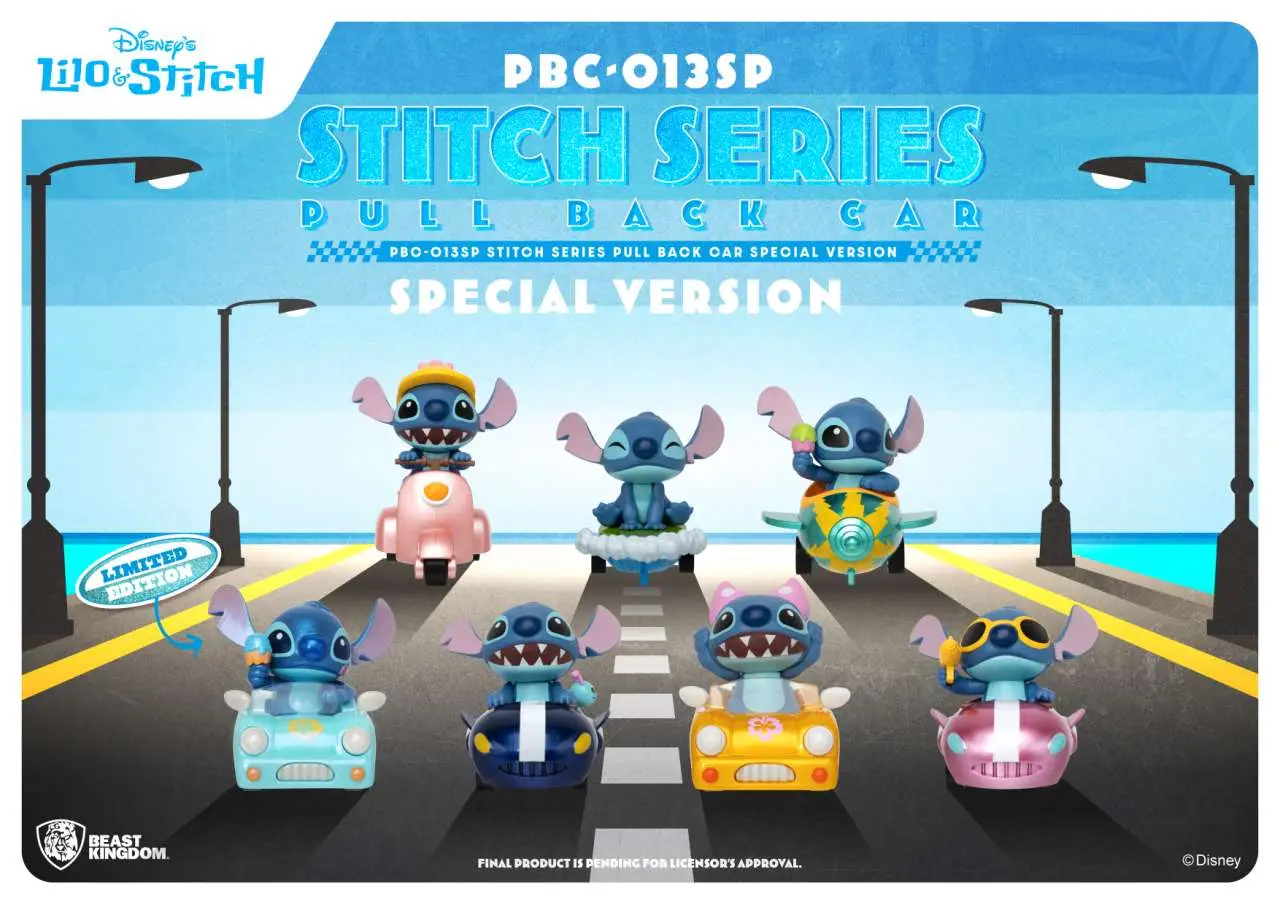 Stitch Pull Back Car Special Ver. Dispaly (6) DS Modellismo Stitch Pull Back Car Dispaly (6)