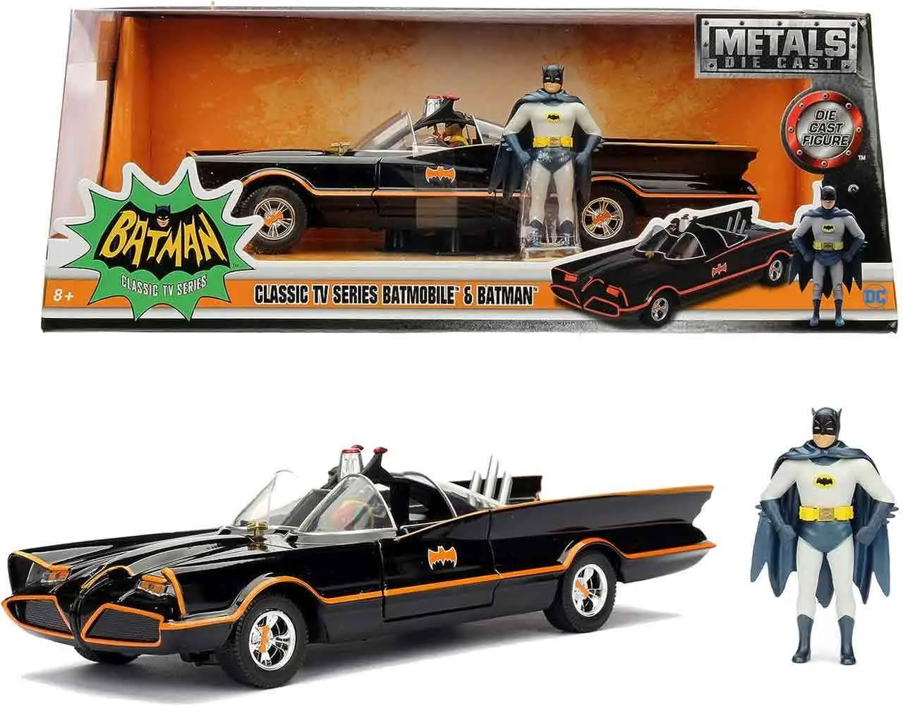 Batman 1966 Batmobile & Batman 1/24 DCM DS Modellismo Batman 1966 Batmobile & Batman scala 1/24