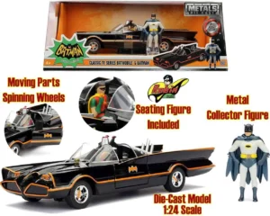 Batman 1966 Batmobile & Batman scala 1/24