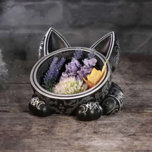 Ciotola Black Cat Magic Trinket NEMESIS NOW