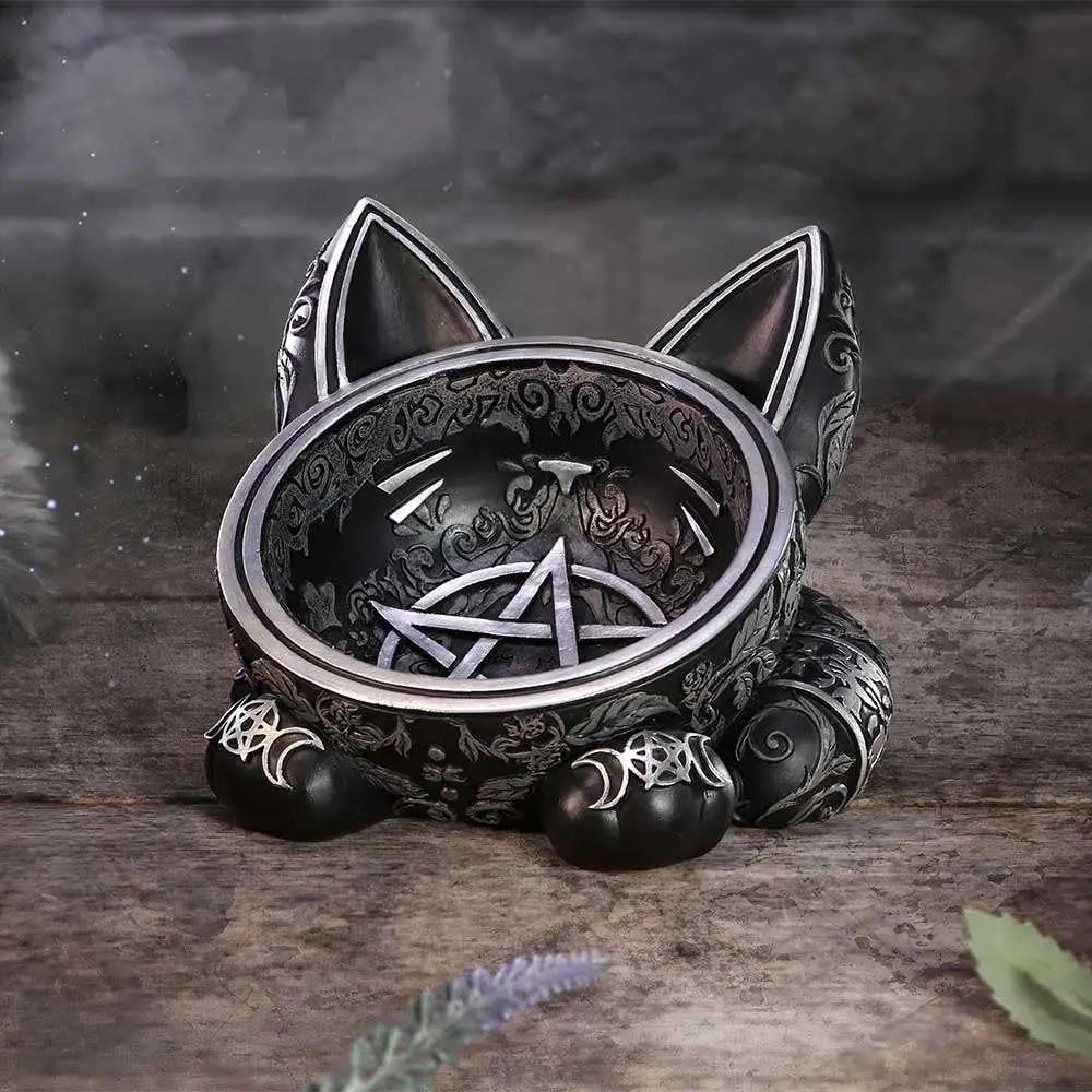 Ciotola Black Cat Magic Trinket DS Modellismo Ciotola Black Cat Magic Trinket NEMESIS NOW