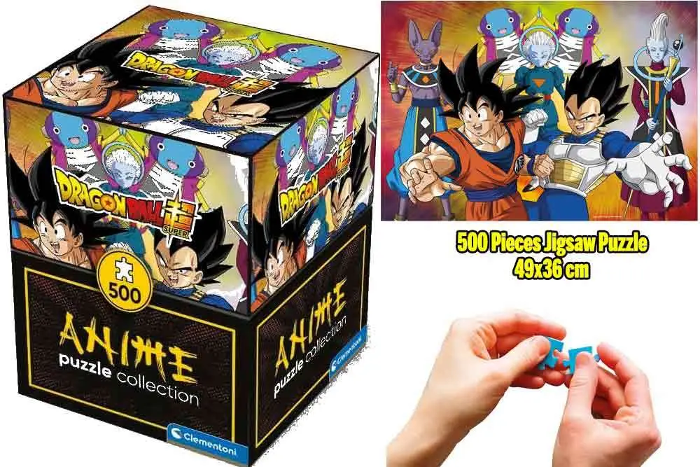 Anime Puzzle Collection - CUBE500 Dragon Ball: Goku & Vegeta - Jigsaw Puzzle 500 Pcs DS Modellismo Anime Puzzle CUBE500 Dragon Ball: Goku