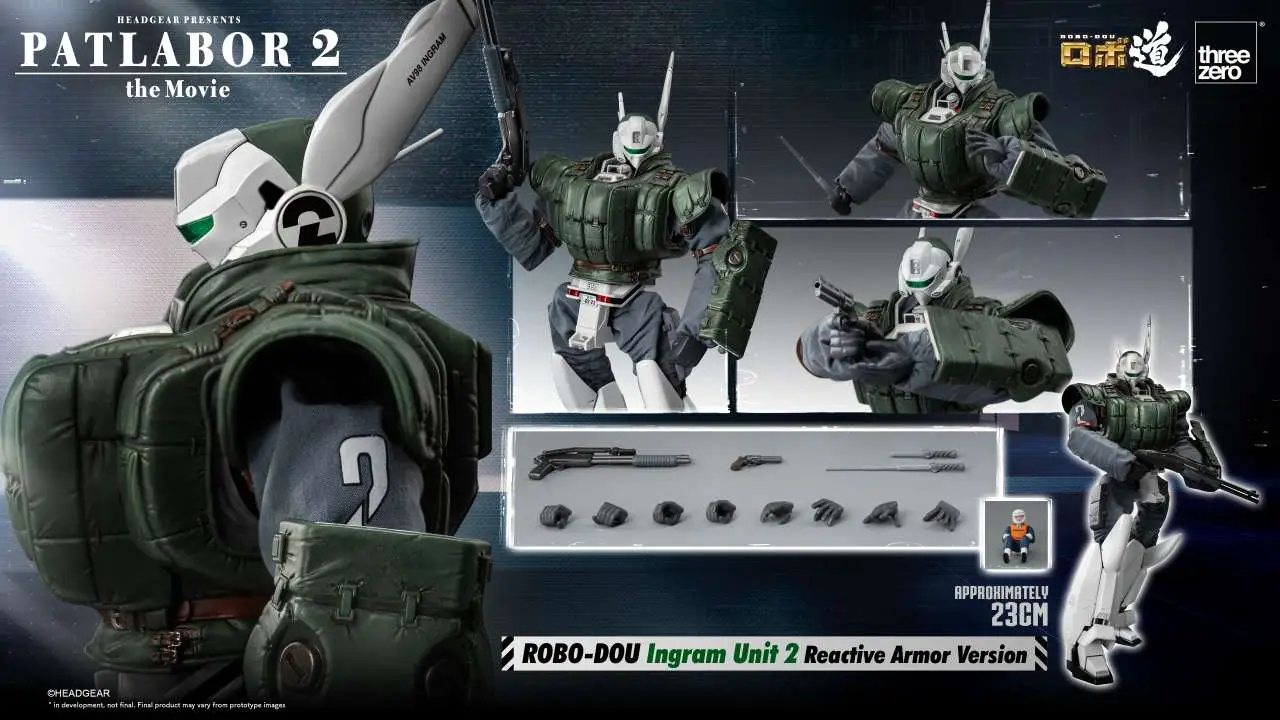 Patlabor 2 the Movie Robo-Dou Ingram Unit 2 Reactive Armor Ver DS Modellismo Patlabor 2 Movie Robo-Dou Ingram Unit 2