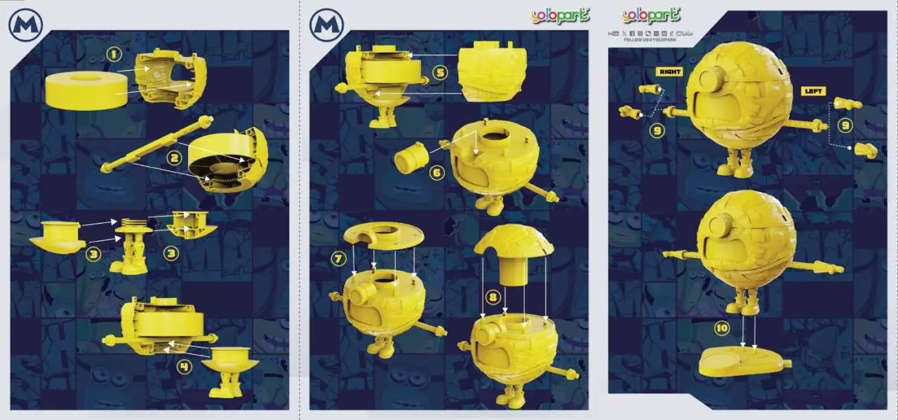 Despicable ME 4 AMK Superjerry Model Kit DS Modellismo Despicable Me 4 Amk Superjerry Model Kit