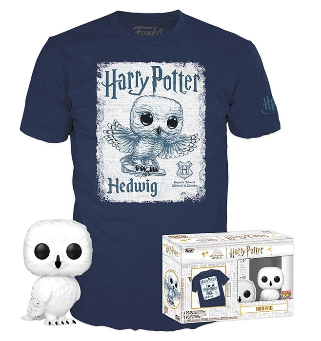 FUNKO TEE+POP Harry Potter Edvige XL DS Modellismo Funko TEE+Pop Harry Potter Edvige Xl