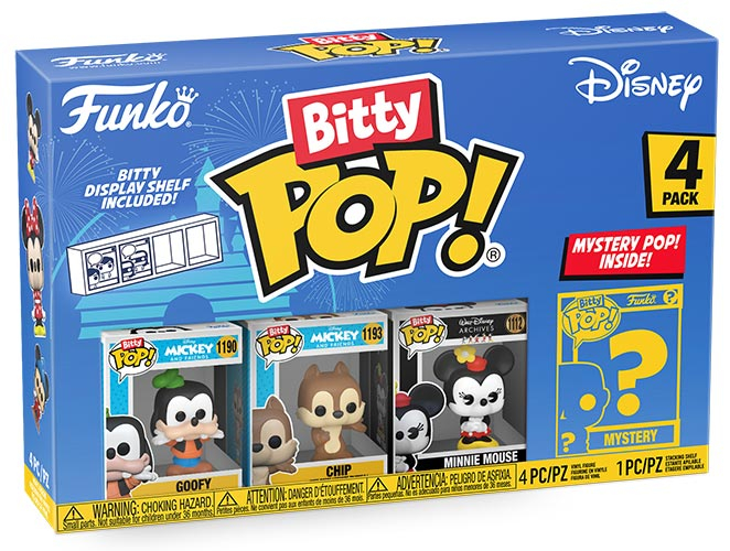 FUNKO BITTY POP 4 Pack Disney Goofy DS Modellismo Funko Bitty POP Disney Goofy