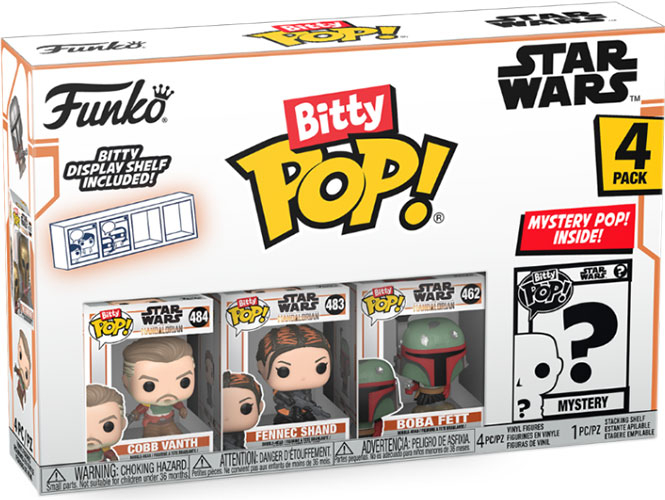 FUNKO BITTY POP 4 Pack Star Wars The Mandalorian Marshal DS Modellismo Funko Bitty POP Star Wars Mandalorian