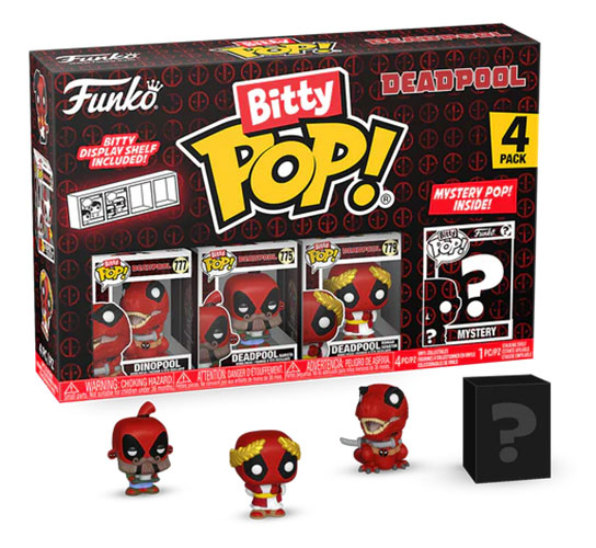 FUNKO BITTY POP 4 Pack Deadpool Dinopool DS Modellismo Funko Bitty POP Deadpool Dinopool