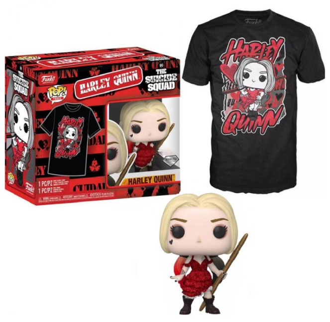 FUNKO TEE+POP Harley Quinn S DS Modellismo Funko TEE+Pop Harley Quinn S