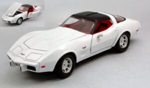 Chevrolet Corvette 1979 White scala 1:24
