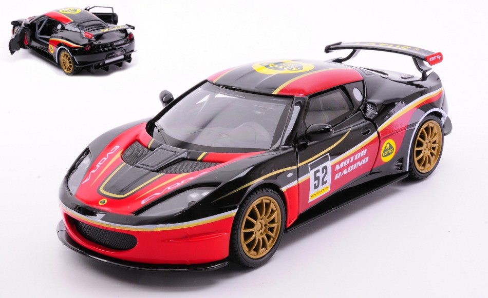 Lotus Evora S Blue/Red 1:24 DS Modellismo Lotus Evora S Blue/Red scala 1:24 MotorMax