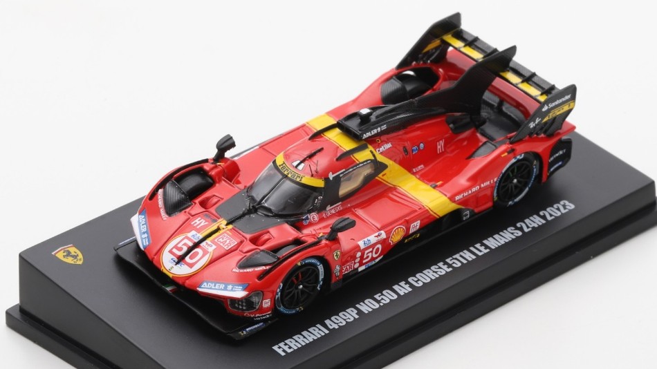 Ferrari 499P N.50 5th Le Mans 2023 Fuoco-Molina-Nielsen 1:64 DS Modellismo Ferrari 499P 5th Le Mans 2023 scala 1:64