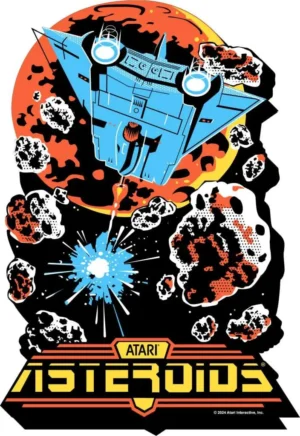 Calamita Atari Asteroids Funky Chunky Magnet