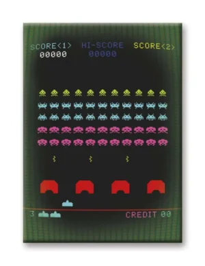 Calamita Space Invaders Arcade Screen Flat