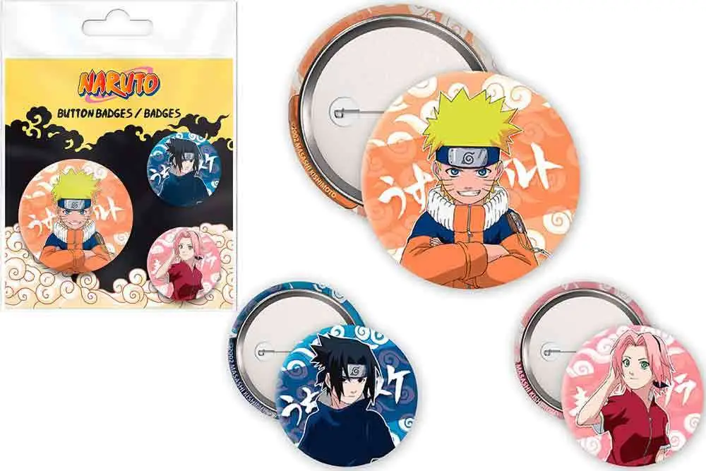 Spilla Naruto Badge Pack DS Modellismo Spilla Naruto Badge Abystyle Studio