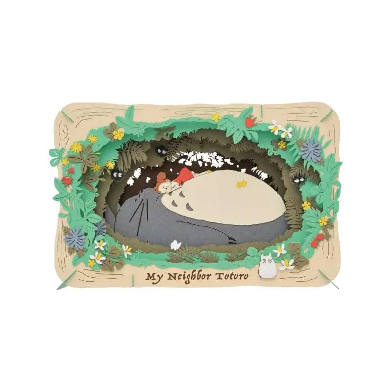 Poster 3D my Neighbour Totoro Mei Takes a Nap Paper Theater DS Modellismo Poster 3D my Neighbour Totoro Mei Takes
