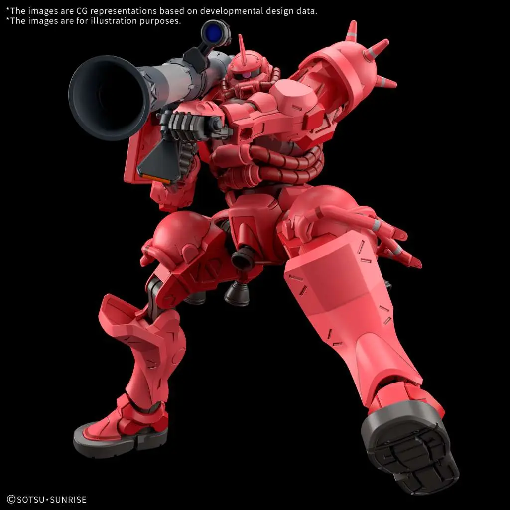 HG Zaku Char GQ 1/144 DS Modellismo Hg Zaku Char Gq scala 1/144