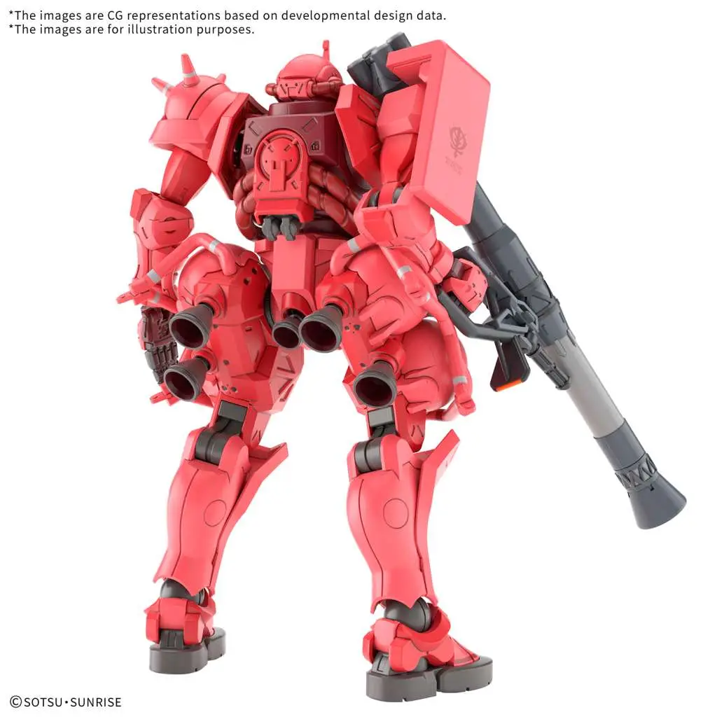 HG Zaku Char GQ 1/144 DS Modellismo Hg Zaku Char Gq scala 1/144