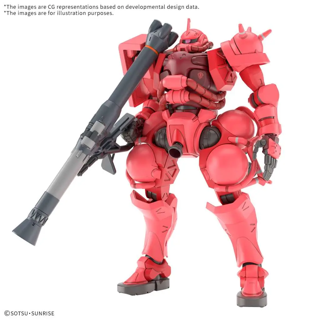HG Zaku Char GQ 1/144 DS Modellismo Hg Zaku Char Gq scala 1/144