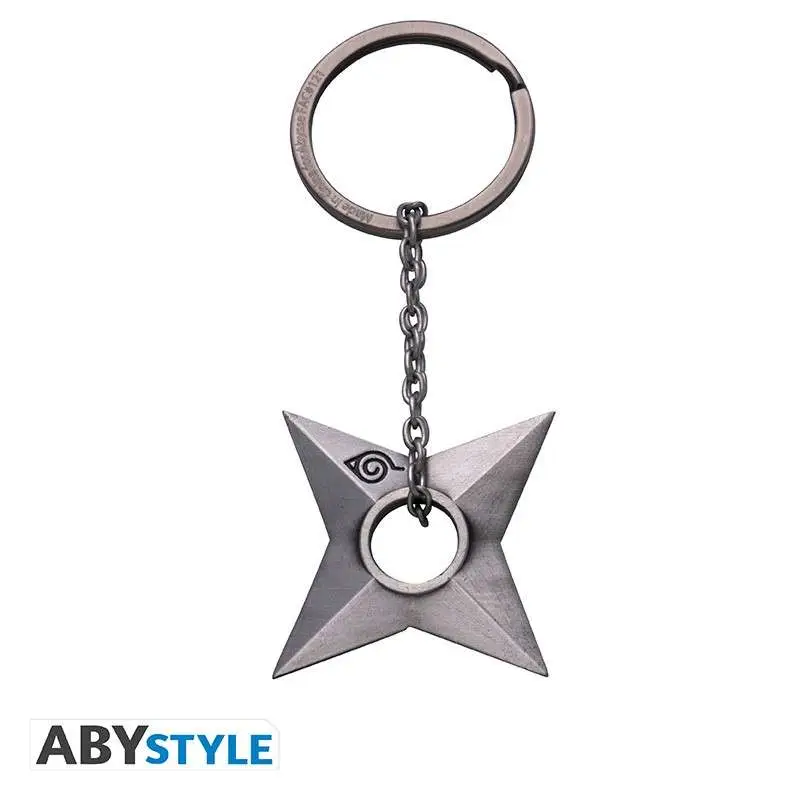Portachiavi Naruto Shippuden Shuriken Konoha 3d DS Modellismo Portachiavi Naruto Shippuden Shuriken Konoha