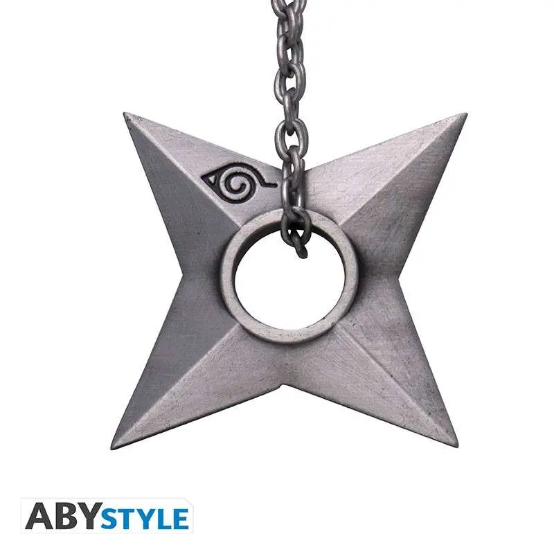 Portachiavi Naruto Shippuden Shuriken Konoha 3d DS Modellismo Portachiavi Naruto Shippuden Shuriken Konoha