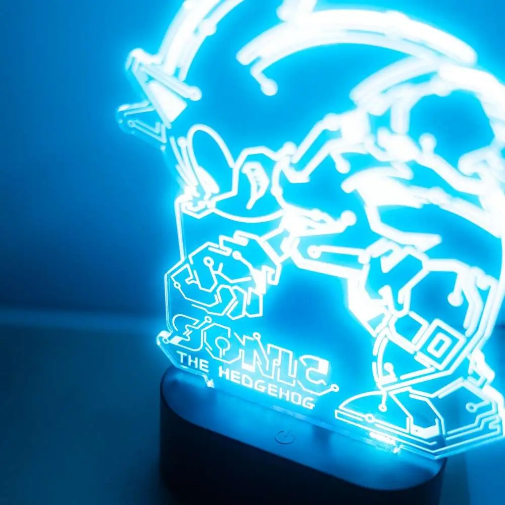 Lampada Sonic Speed Circuit Desk Led Lamp DS Modellismo Lampada Sonic Speed Circuit Desk Led Lamp