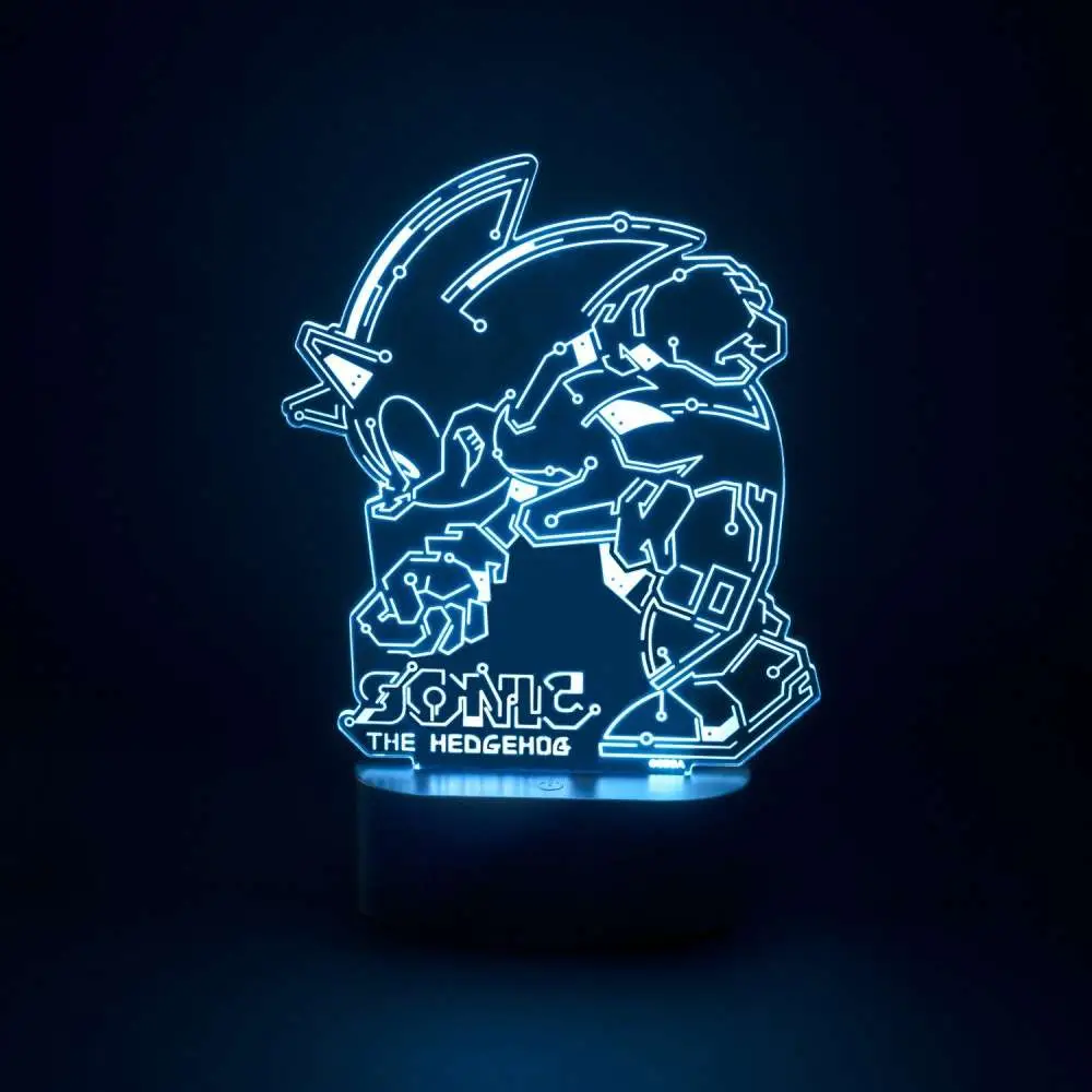 Lampada Sonic Speed Circuit Desk Led Lamp DS Modellismo Lampada Sonic Speed Circuit Desk Led Lamp