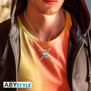 Collana One Piece Skull Pendant 3d