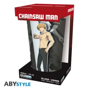 Bicchiere Chainsaw Man in vetro l