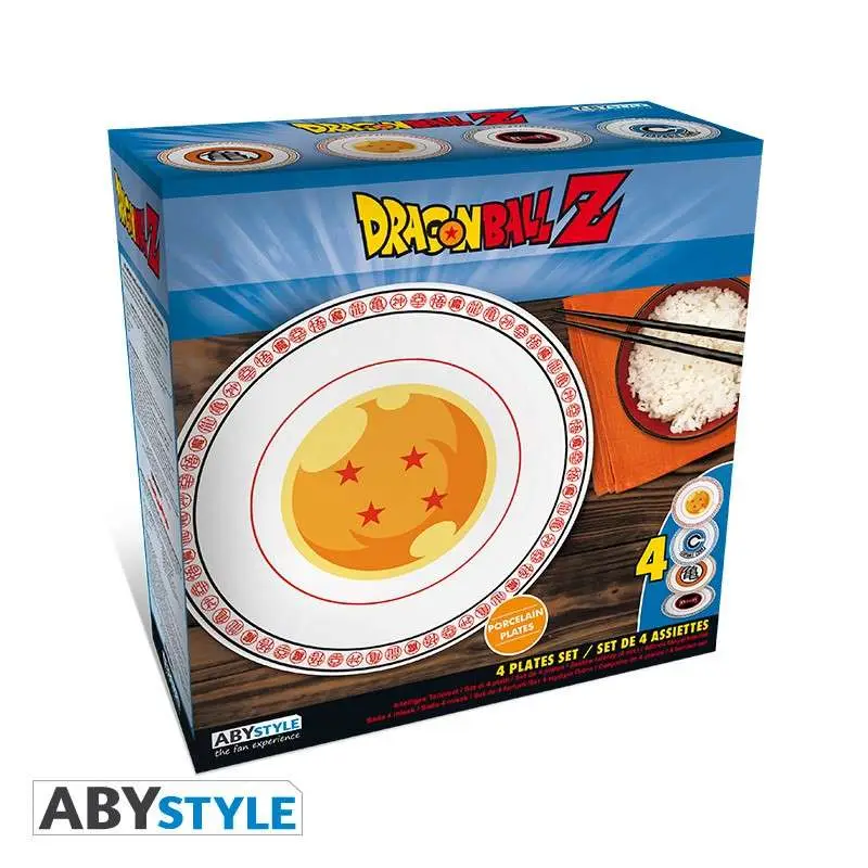 Piatto Dragon Ball emblema Set (4x) DS Modellismo Piatto Dragon Ball emblema (4x)