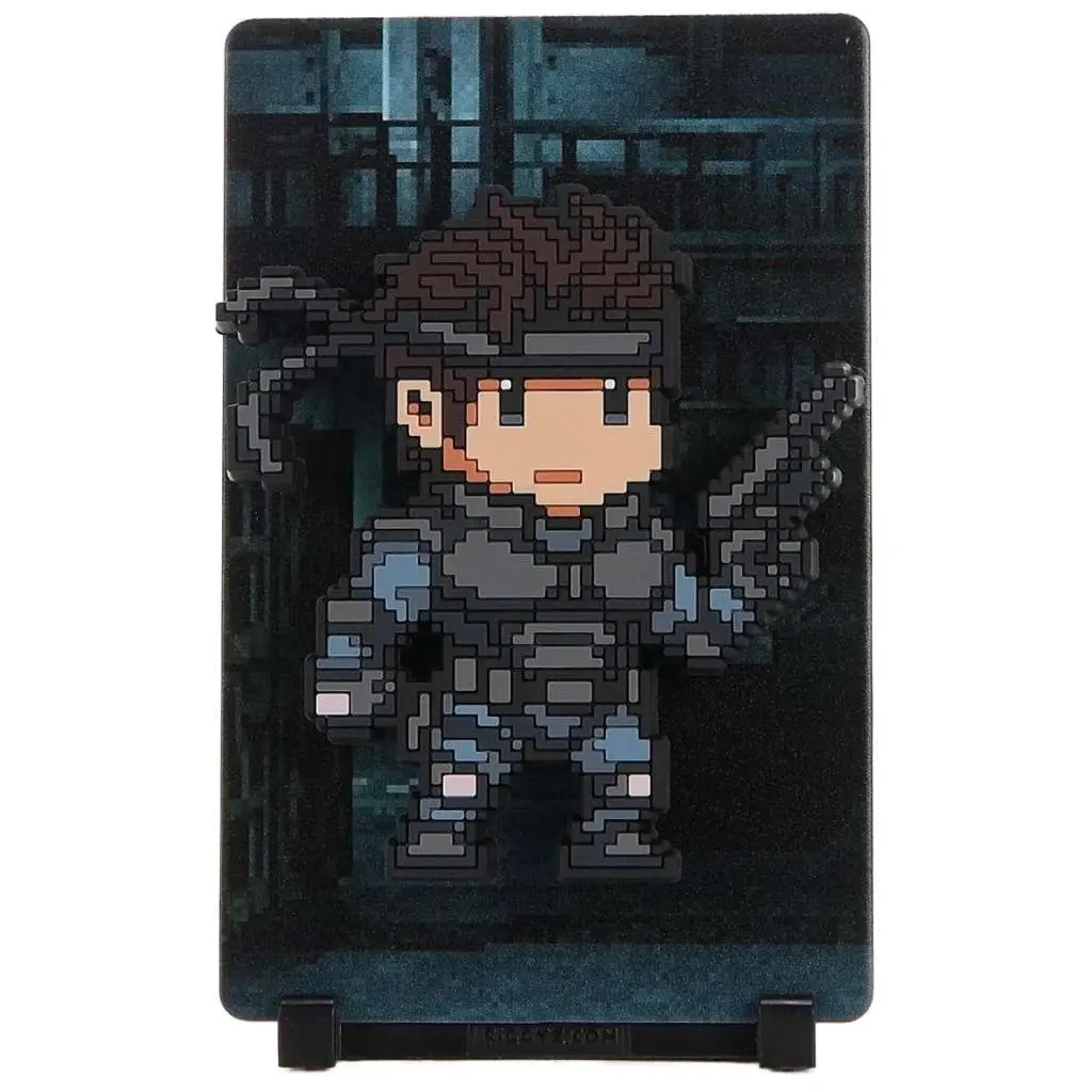 Calamita in metallo Gear Solid 1 Solid Snake Figgyz Pop da collezione Magnet DS Modellismo Calamita in metallo Gear Solid 1 Solid Snake