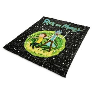 Coperta Rick & Morty Portal Cozy